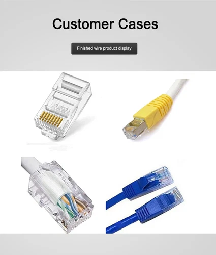 Small Gold Steel Crystal Head Network Cable Machine Telephone Line Network - Picture 5 of 9