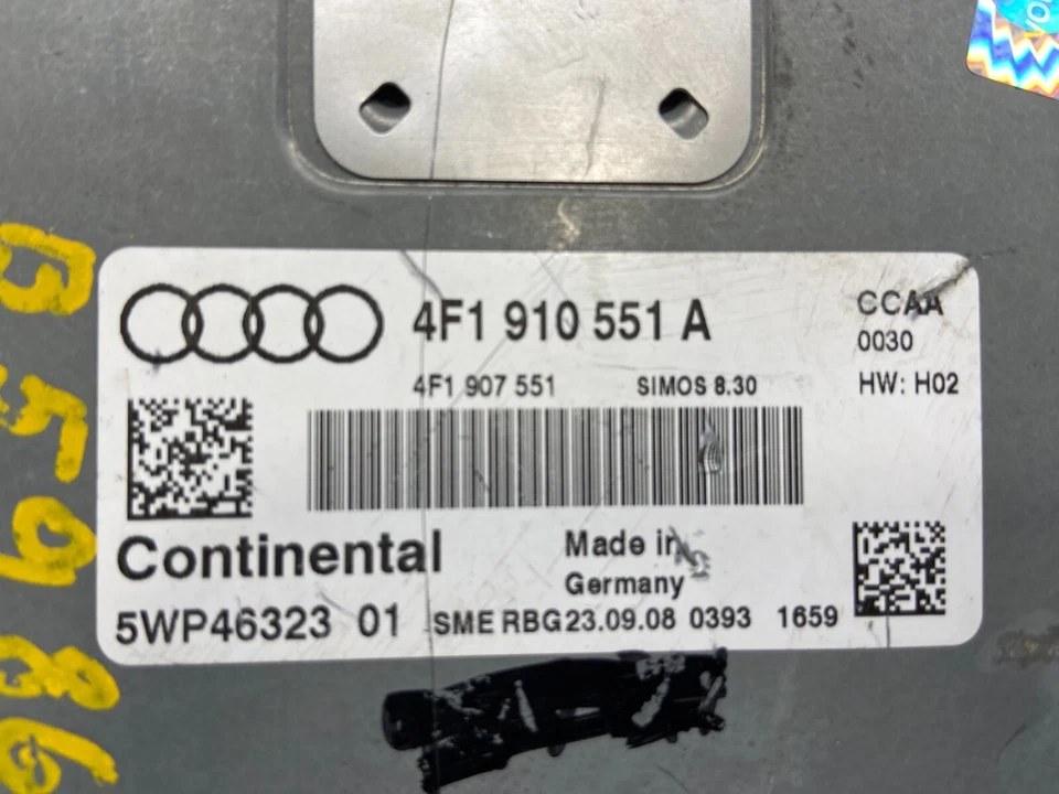 Computadora de motor Audi A6 2009 a 2011 ecu pcm ecm pcu oem m9779 dg Foto 3 de 4