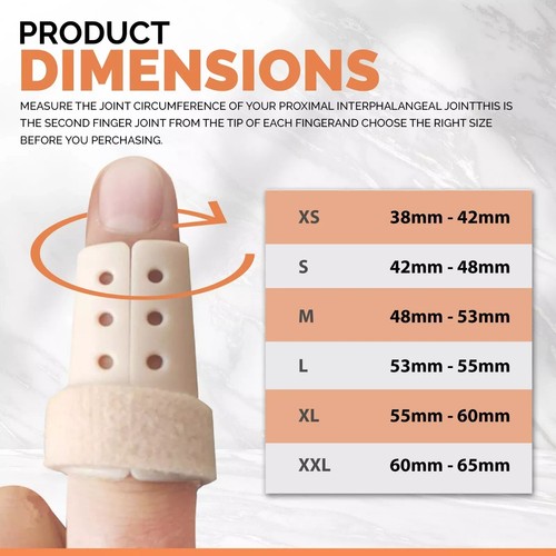 Finger Splints Plastic Mallet DIP Finger Support Splint Fracture Joint Splint - Picture 14 of 14