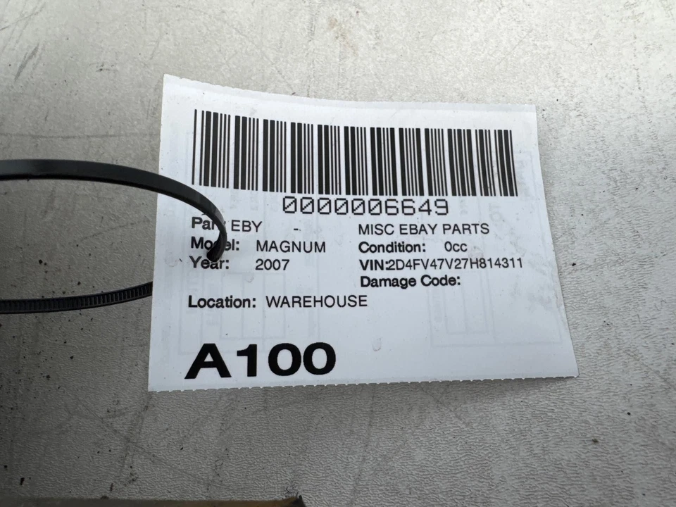 2006-2007 Dodge Magnum Rear Right Exhaust Muffler OEM - Image 4 of 4