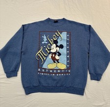 Vintage Mickey Unlimited Jerry Leigh Disney Mickey Mouse Sweatshirt Blue XL