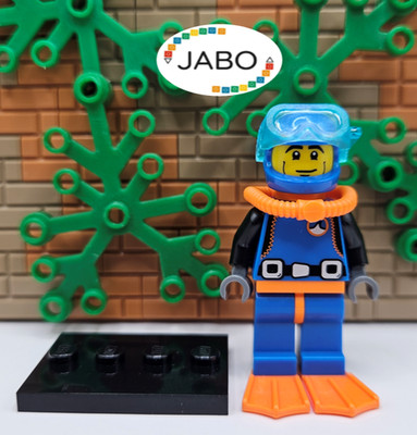 ( S3 / 6 / 13 ) Lego Minifigures col015 col01-15 Deep Sea Diver Series 1