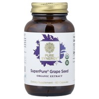Pure Synergy, Super Pure Traubenkerne, Bio-Extrakt, 60 Kapseln