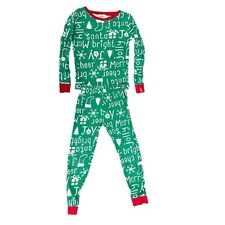 Carter  s Christmas Pajamas Green Red Size 5