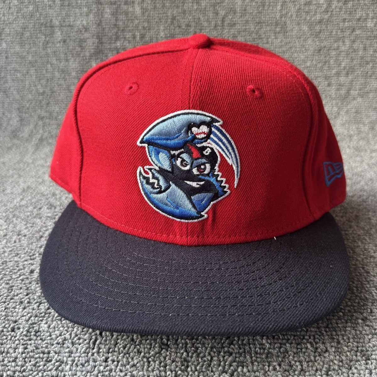 New Era MiLB Mascot 59FIFTY Fitted Red Black Hat 7 1 2 Retro