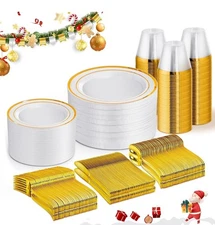 Spoons for Wedding and Party Supplies, Knives, Forks, Cups, 75 Each-Dinner 