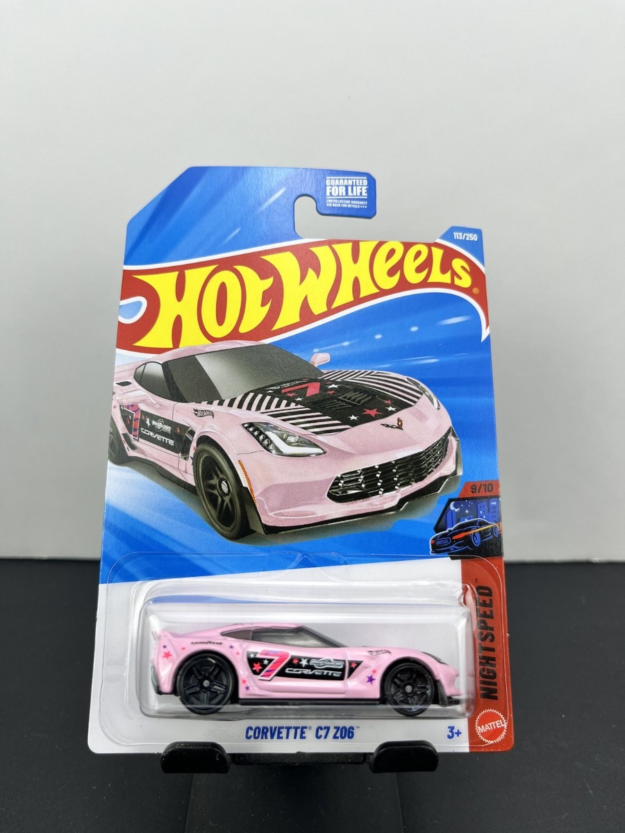 Hot Wheels 2026 Mainline Nightspeed Corvette C7 Z06 Pink #113 | eBay