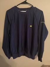 Masters Collection Golf Windbreaker Jacket Men's S Long Sleeve Pullover Stretch