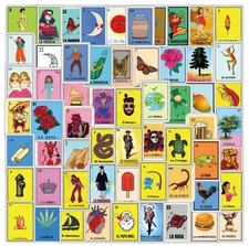 25 Piece Mix Lot 2” Loteria Stickers Water Bottles, Stickers Waterproof Vinyl