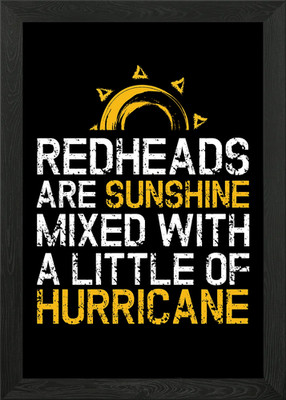 Redhead Sunshine Mc1r Gerahmtes Wandbild Poster Leinwanddruck Bild