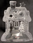 Vintage Mikasa Winter's Cottage Frosted Crystal Votive Candleholder — photo 3