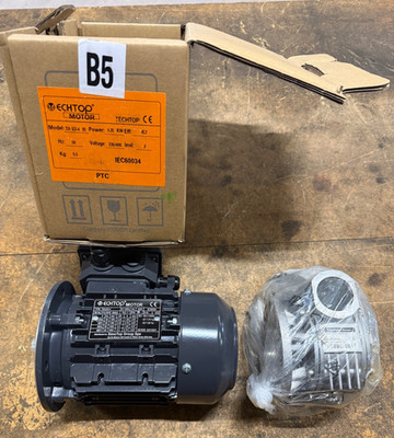 TECHTOP T2A633-4, KW 0.25, V230/400 MOTOR w/GEARBOX VF44F160P63B5B3 EVO250186382