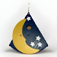 Beautiful Handmade Celestial Birdhouse Moon S...