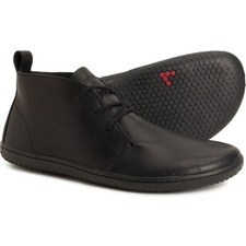 Vivobarefoot Men's Gobi IV EU 48 / US 14 Black Leather Chukka Boots 50 Off