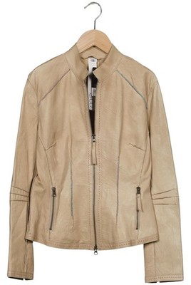 MILESTONE Jacke Damen Anorak Jacket Kurzmantel Gr. EU 38 Beige #ex8gnod