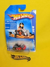 2008 Hot Wheels #62 All Stars GO KART Orange w/Chrome 5Dot Spoke & Gift🔥31