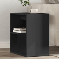 Beistelltische 2 Stk. Schwarz 50X30X50 Cm Holzwerkstoff