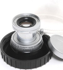 Leitz Leica Elmar 2.8/5cm lens M39 Glass needs cleaning