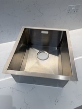 Caple Zero 1 Bowl Kitchen Sink – Brushed Stainless Steel (400 x 450mm)- RRP £350