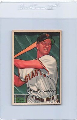 1952 Bowman #18 Don Mueller Giants EX/MT *DA-E2334