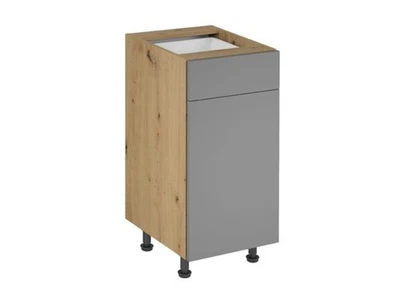 Unterschrank Küchenschrank Basisunterschrank mit Schublade Einlegeböden - Bild 1 von 2