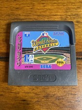 World Series Baseball (Sega Game Gear) Original Game Cart