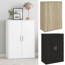 Modern Sideboard Cabinet Cupboard Hallway Storage Unit 2 Door Narrow Shelving