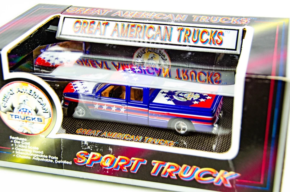 K-line 1/43 Chevy Silverado C1500 Extended Cab Fleet Side Great American Trucks - Image 3 of 4
