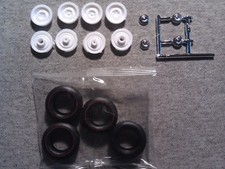 125 Scale Amt Pad Printed Red Line Tires With 1966 Ford Wheels And Caps