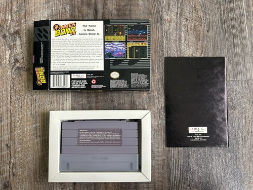 James Bond Jr. Super Nintendo SNES w/ Manual, Box, Insert  - Picture 4 of 7