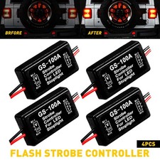 12v Gs-100a Led Brake Stop Tail Light Strobe Flash Module Controller Box Module