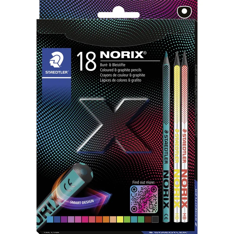 Staedtler Stylo multicolore NORIX Buntstift Set 100% PEFC 186 C18P 18 pc(s)