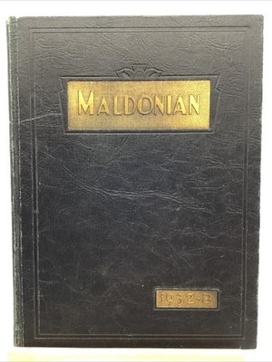 1932 - B Maldon High School Yearbook Blue Malden Massachusetts