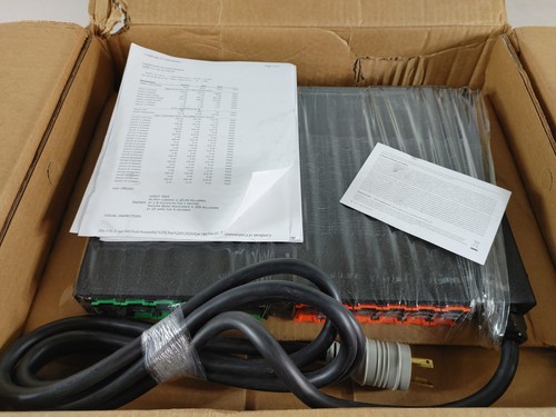 Lot of 2 New Vertiv VP53100 Geist Switched Rack PDU 1U Rack 30A C13/C19 L6-30P - Afbeelding 3 van 6