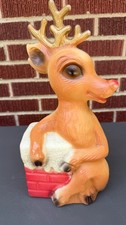 Vintage Poloron Rudolph the Reindeer Chimney ...