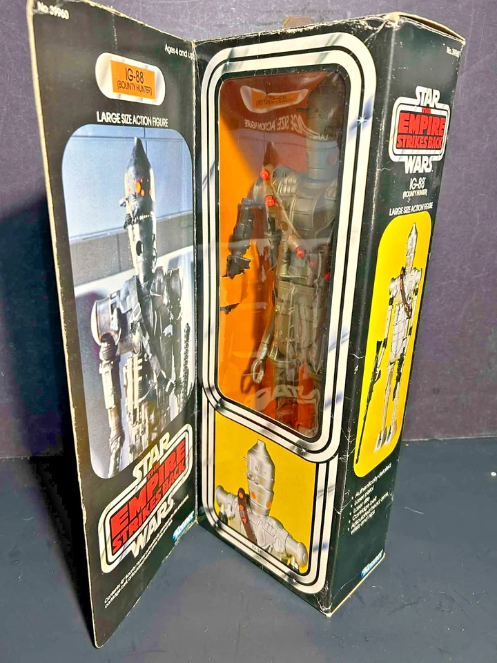 IG-88 1980 12" pulgadas completo vintage Star Wars Kenner 15" todo original sin usar, en caja Foto 3 de 4