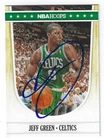 JEFF GREEN BOSTON CELTICS SIGNED CARD ROCKETS NUGGETS JAZZ MAGIC CAVALIER NETS