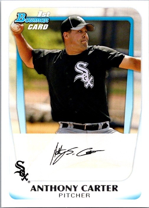 2011 Bowman - Prospects Anthony Carter #BP6 (RC)