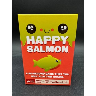 Happy Salmon Party Game 3-8 Players Ages 6+ Complete