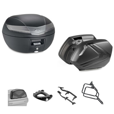 Kit GIVI Panniers V40NT + Side Bags V37NNT for Yamaha Tracer 7 GT 2020-2024