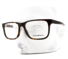 Emporio Armani Eyeglasses EA 3218 5897 Glasses Shiny Brown Tortoise 55mm w/case