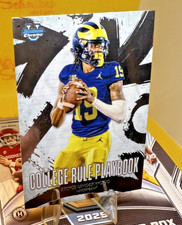2025 Bowman Chrome U Bryce Underwood Michigan Wolverines College Rule Playbook