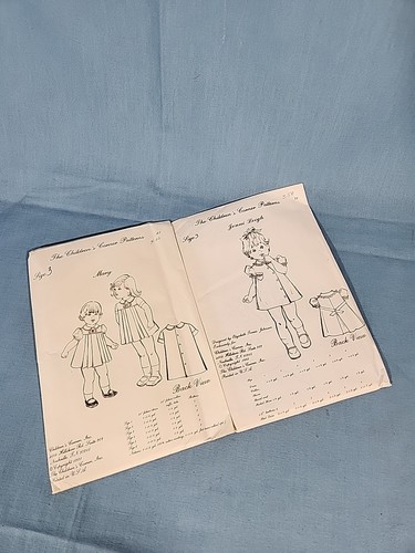 Vtg The Children's Corner Dress Pattern Lot Size 3 Dress Lot of 2 Uncut OOP