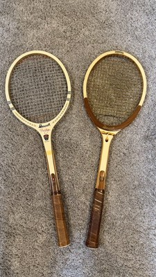 (2) VINTAGE BANCROFT TENNIS RACKETS-RALPH SAWYER TEAR DROP-PRESTIGE-EXCELLENT!!!