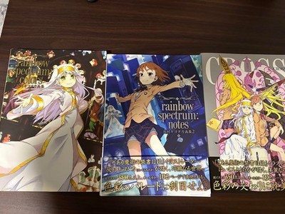 Kiyotaka Haimura Artworks Vol.1-3 Set A Certain Magical Index Used from JAPAN