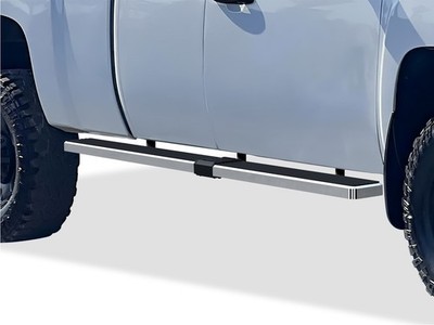 APS Wheel to Wheel Side Step 6in Fit 99-13 Silverado Sierra Double Cab 6.5ft Bed