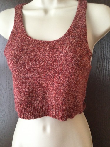 Urban Outfitters Tank Top Womens Multi Woven Cropped, Ecote , size Large