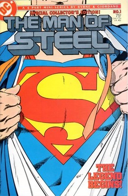 The Man of Steel #1 DC Comics First Variant Cover John Byrne
