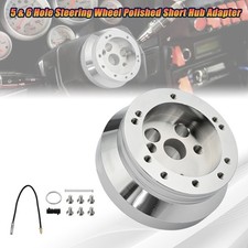 Premium New 56 Hole Steering Wheel Polished Short Hub Adapter For Ididit For Gm