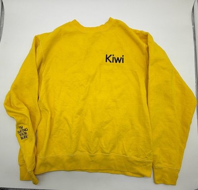 Harry Styles Kiwi Official 2018 Tour Yellow Crewneck Sweatshirt S